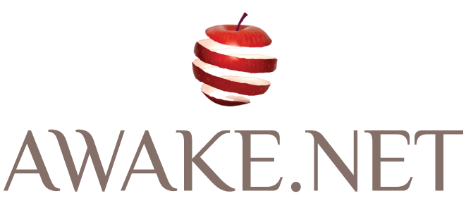 Awake apple logo final center